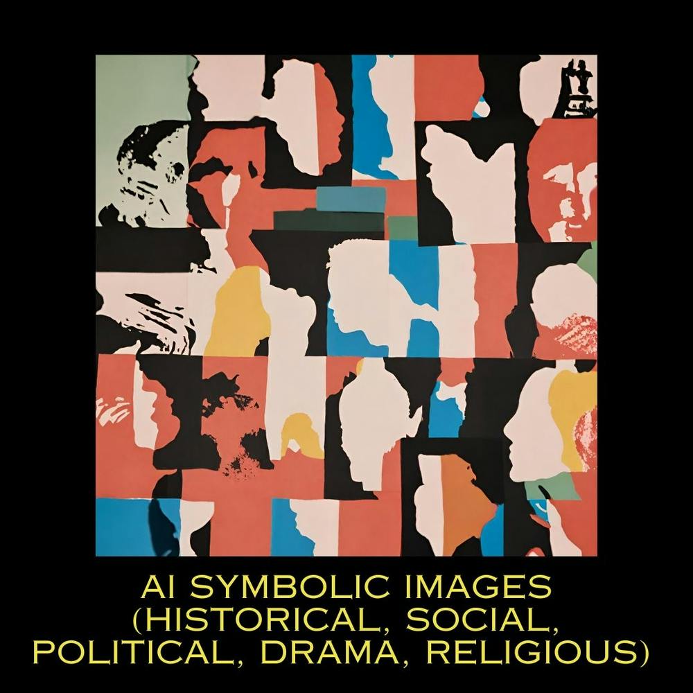 Ai Symbolic Images main: Historical, Social, Political, Drama, Religious.