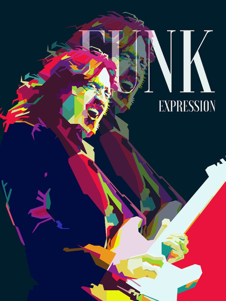 John Frusciante Rhcp Guitarist Pop Art Wpap