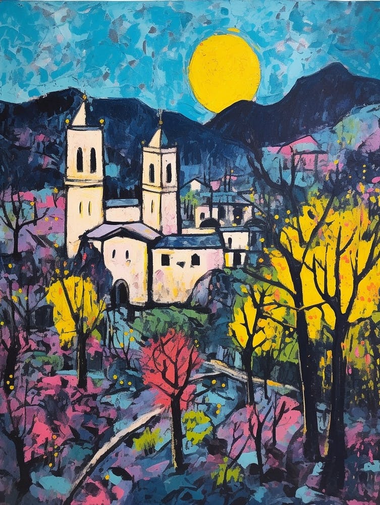 Gubbio Italy 2 Fauvist Painting
