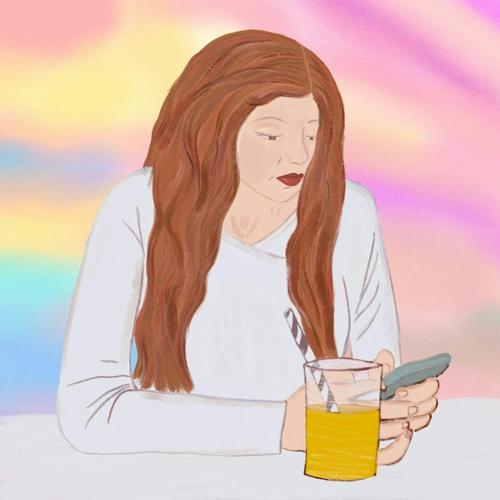 The Girl Who Answers The Cafe Phone