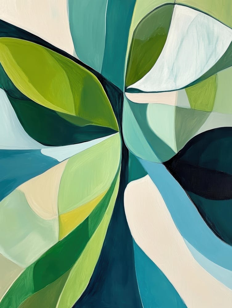 Abstract Leaf Painting 10