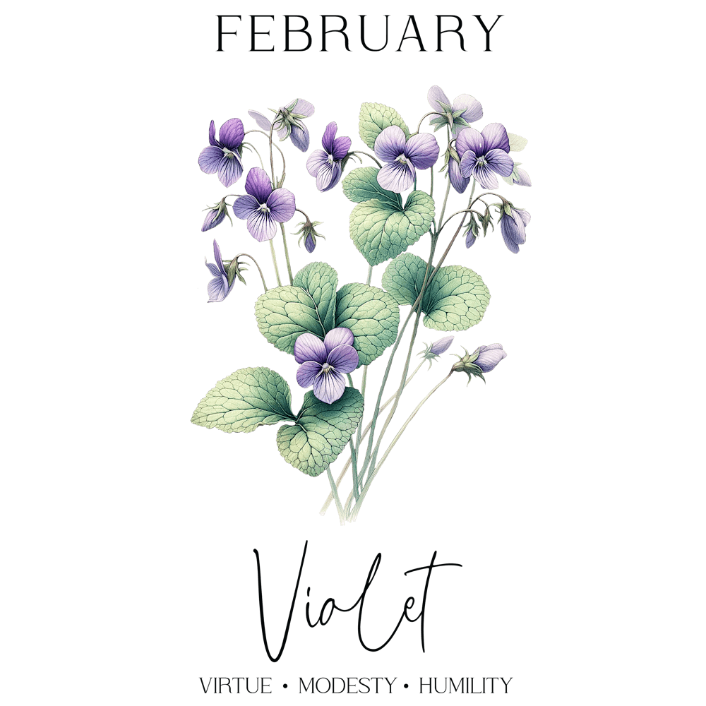 Violet February Birthday
