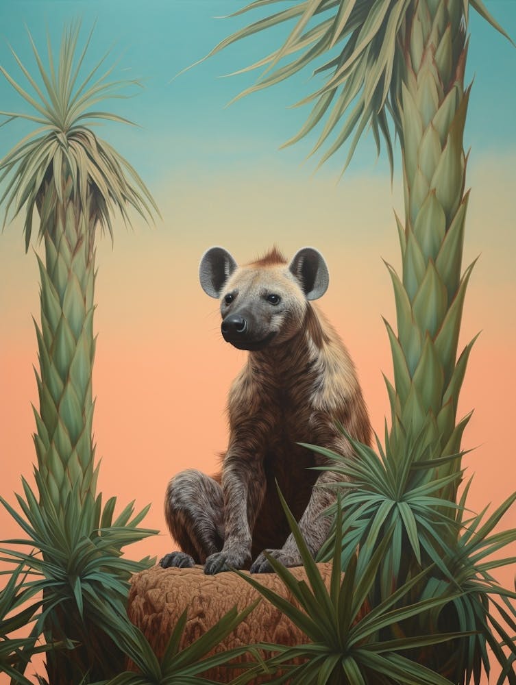 Hyena 2 Tropical Animal Portrait
