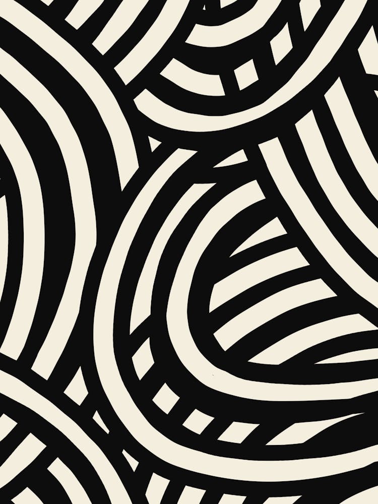 Abstract Black And White Pattern
