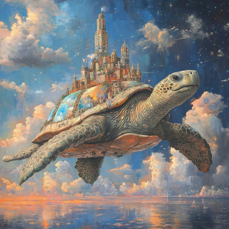 Turtle In The Sky Art