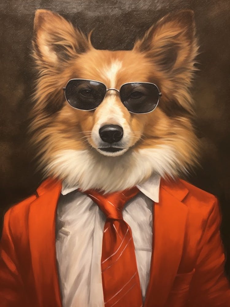 Gangster Dog Shetland Sheepdog 5 Copy