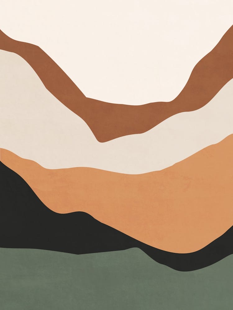 Abstract Mountain Landscape - Gm01