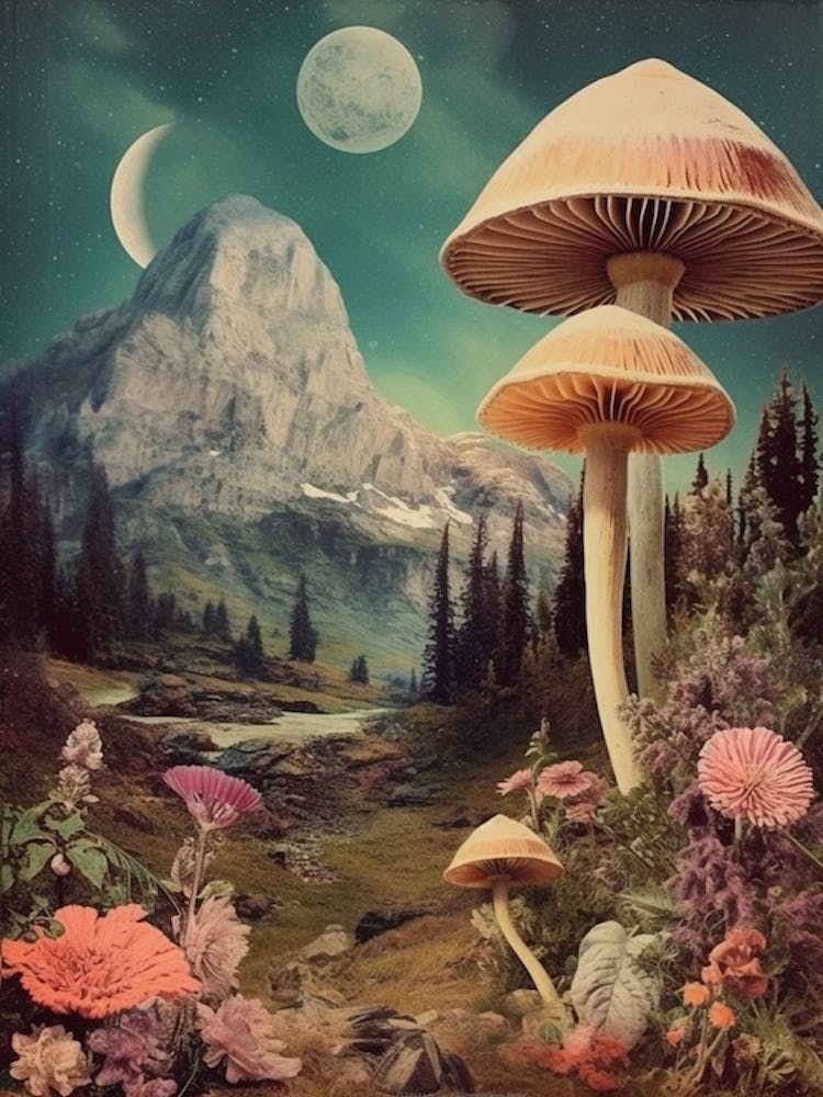 Mushroom Collage 4