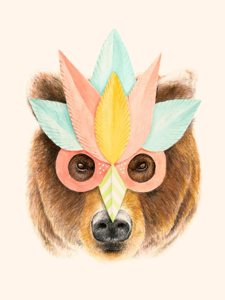 Bear Paper Mask