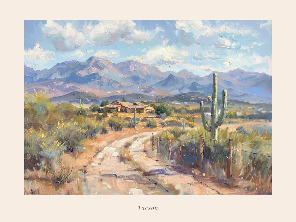 Western Landscapes Tucson Arizona 2 Poster