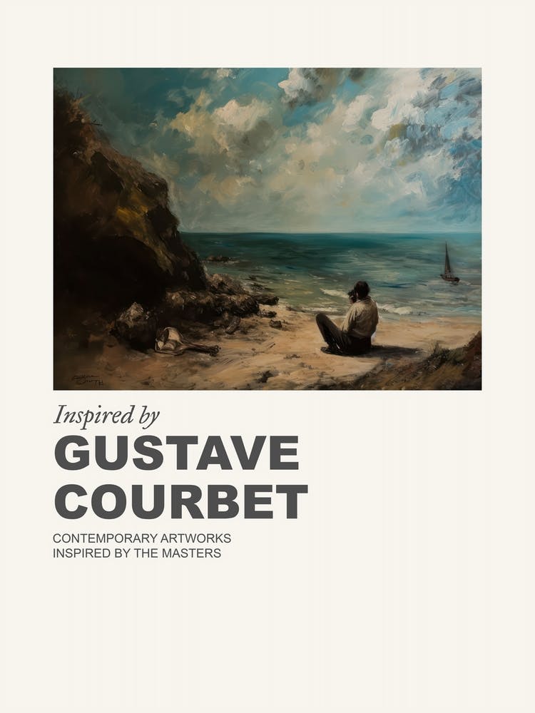 Museum Poster Inspired By Gustave Courbet 2