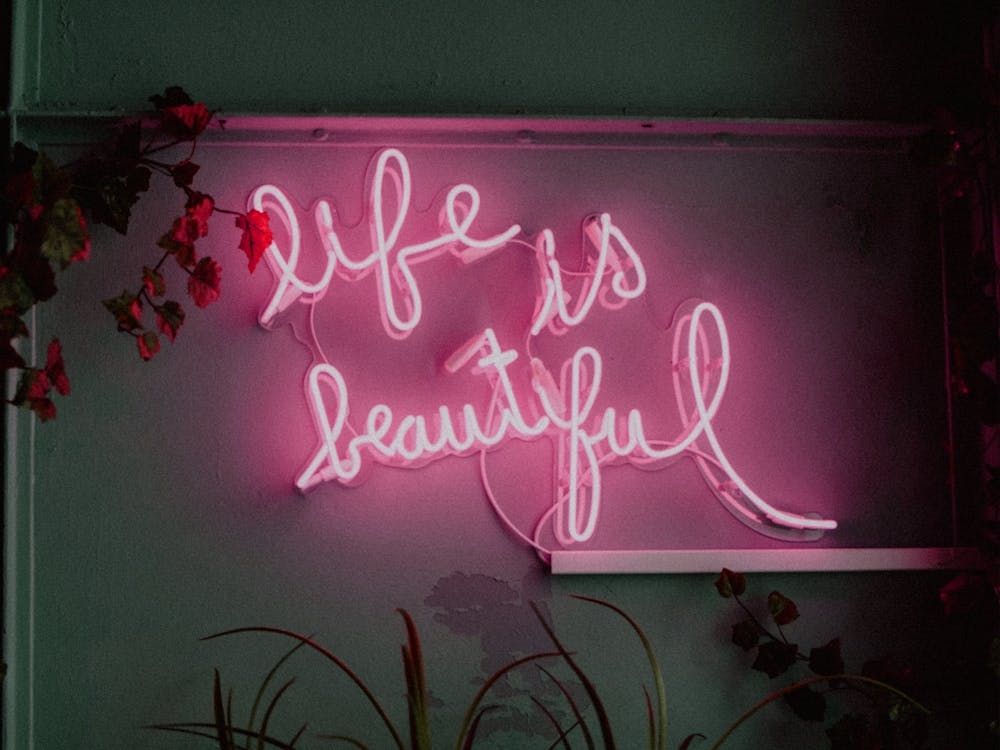 Life Is Beautiful Neon