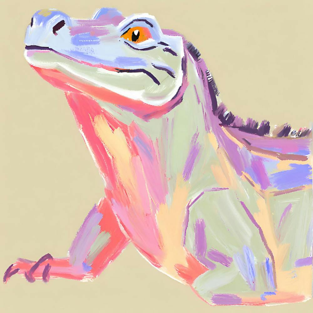 Komodo Dragon Lizard 04