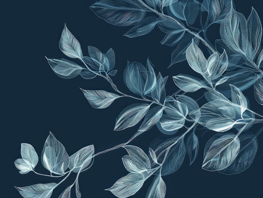 Blue Leaves 23