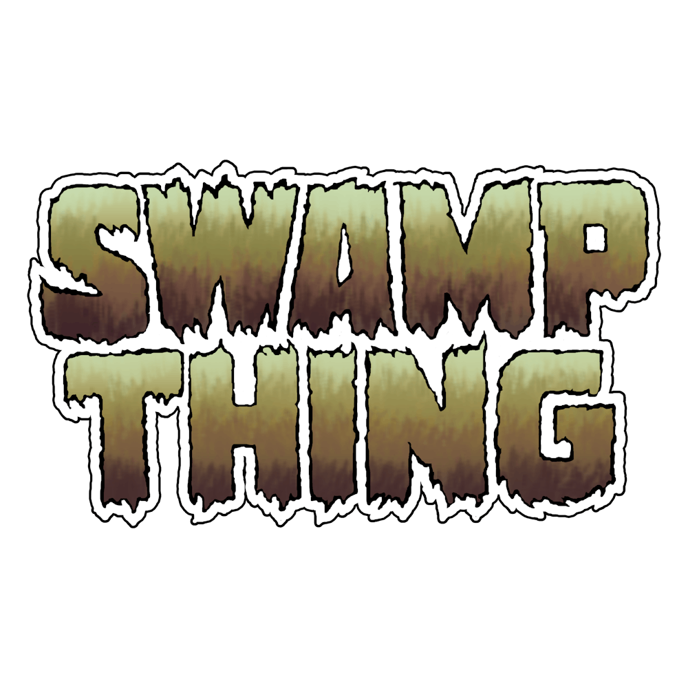 Swamp Thing Logo Comics Comic Fictional Characters