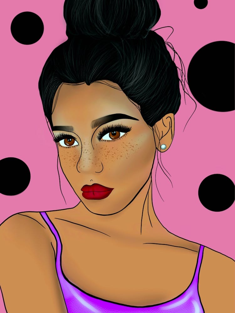 Sweet Pop Art Girl