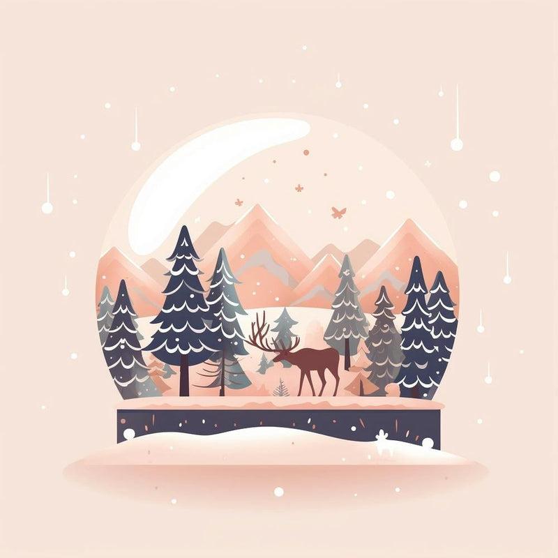 Lapland Finland 3 Snowglobe