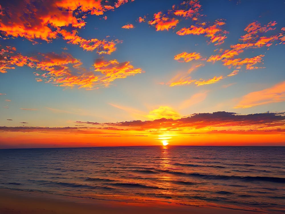 Sunset At The Beach 126