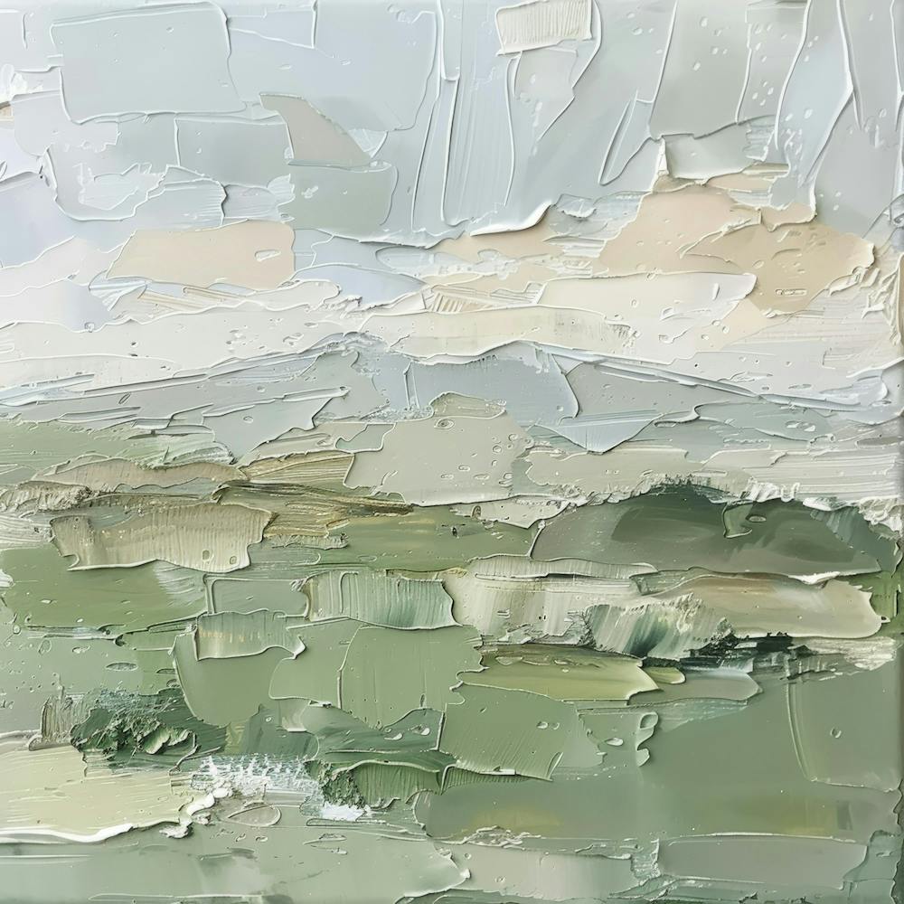 Landscape, Oil On Canvas