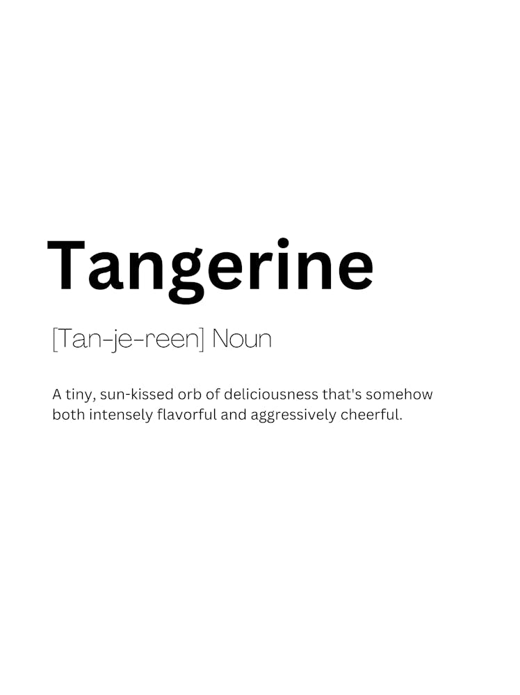 Tangerine Definition Meaning