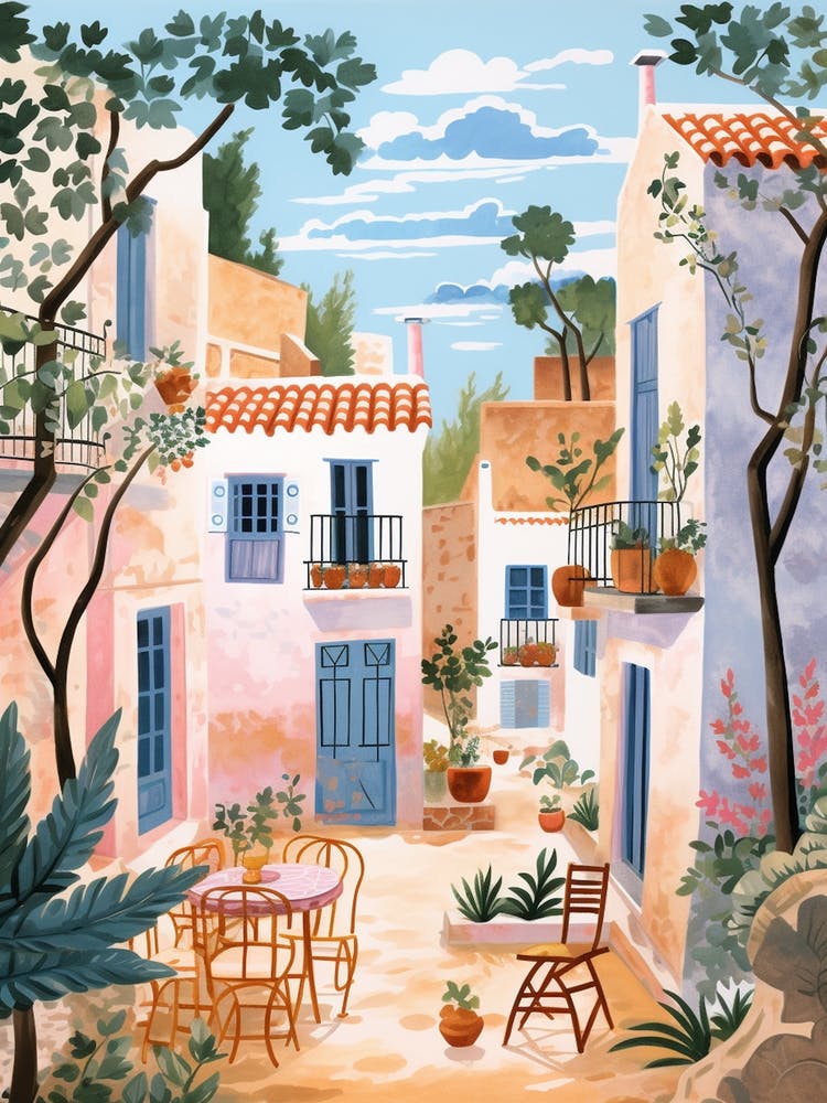Paphos Cyprus 6 Illustration