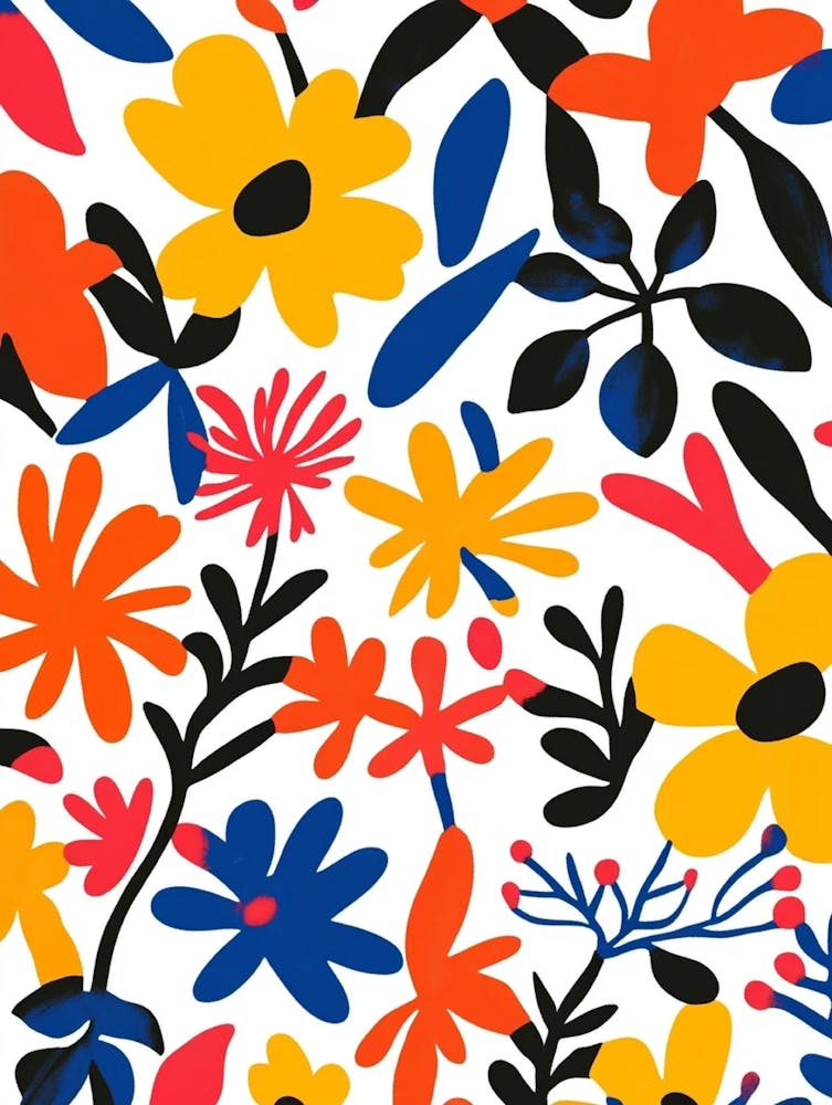 Abstract Floral Pattern 4