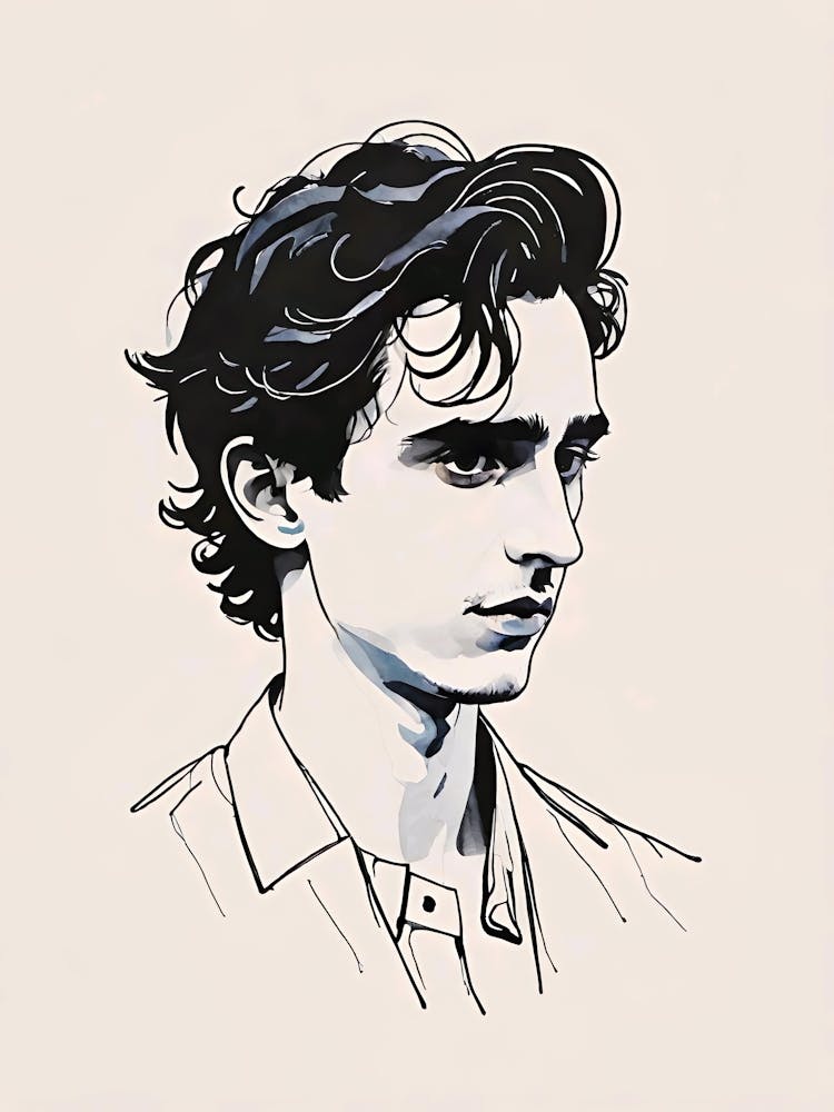 Portrait Of Timothee Chalamet