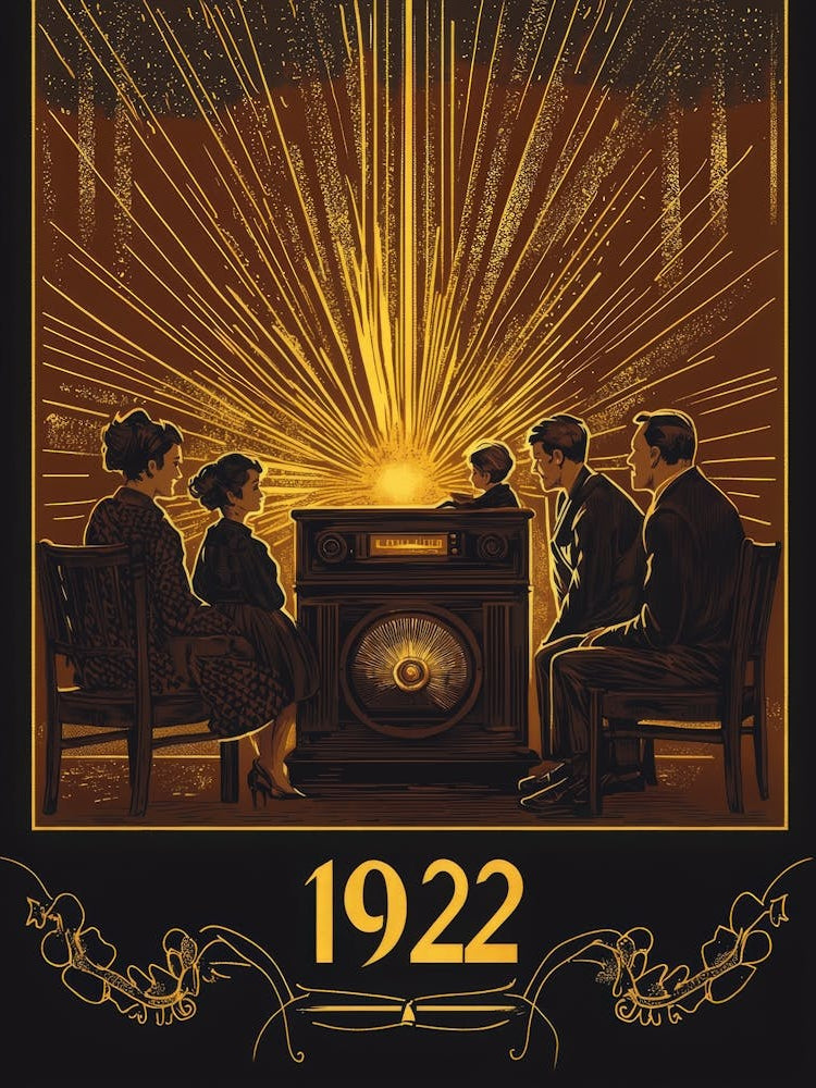 Aihrgdesign A Vintage Technology Poster Celebrating The Radio 362f9be7 B55b 4a43 8033 0302f2a1b562 0