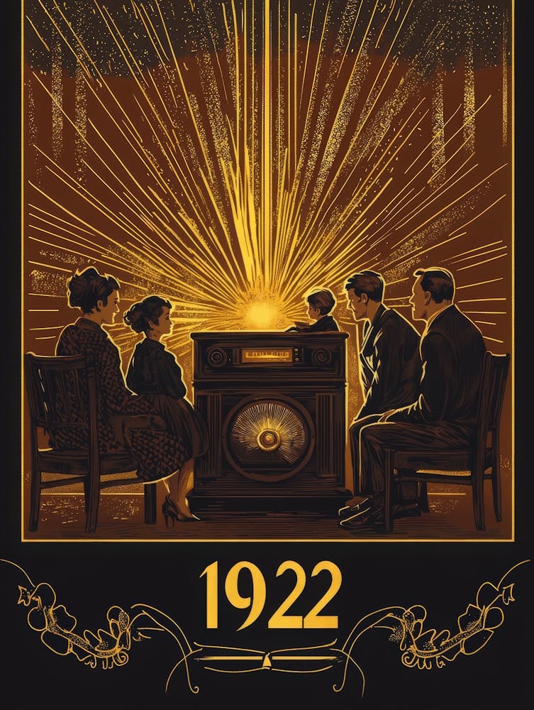 Aihrgdesign A Vintage Technology Poster Celebrating The Radio 362f9be7 B55b 4a43 8033 0302f2a1b562 0