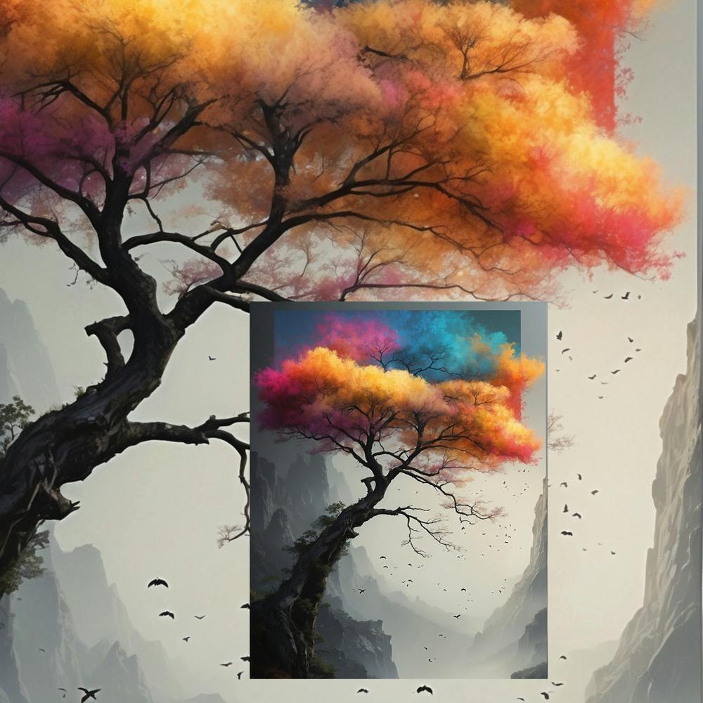 Tree In The Mountains