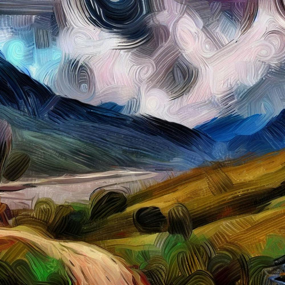 Scottish Highlands Dramatic Landscape