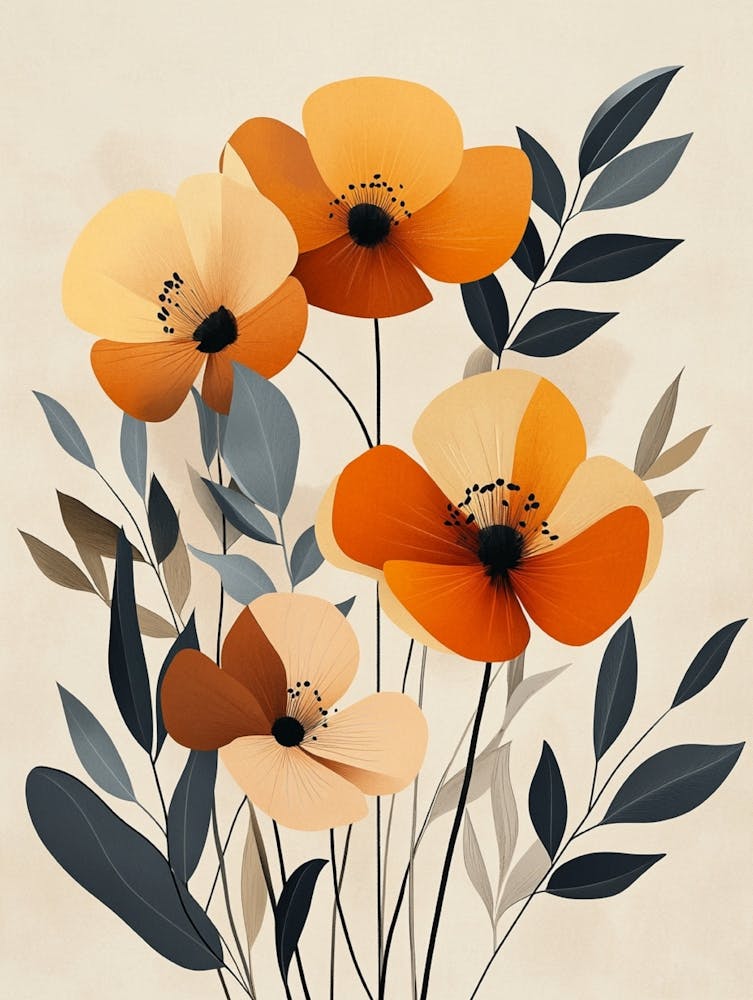 Poppies Canvas Print 8