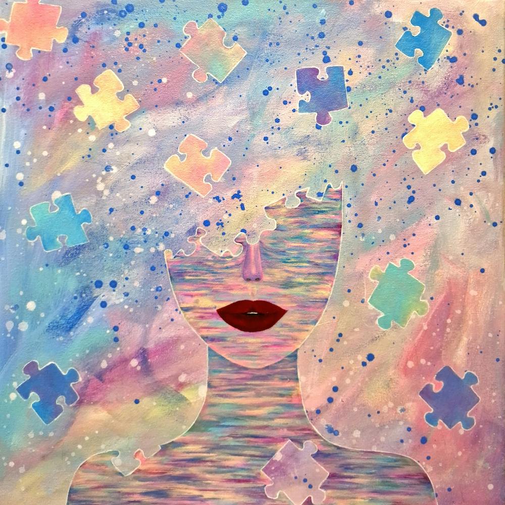 Puzzle Piece Painting