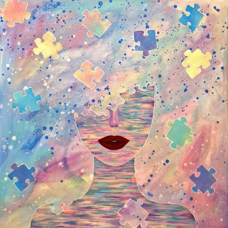 Puzzle Piece Painting