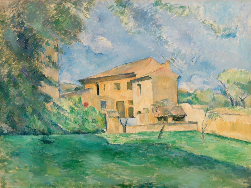 The Farm At The Jas De Bouffan, Paul Cézanne