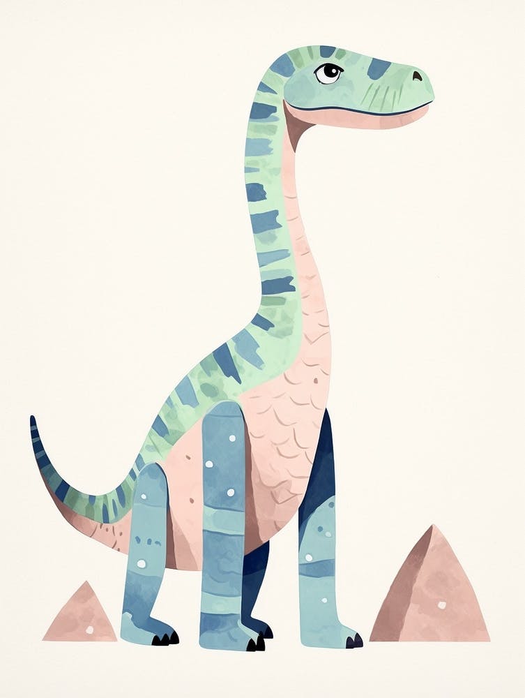 Nursery Dinosaur Art Baryonyx 4