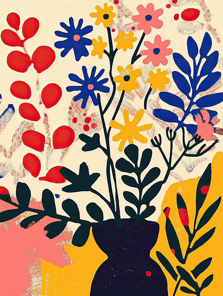 Electric Palms Matisse Style
