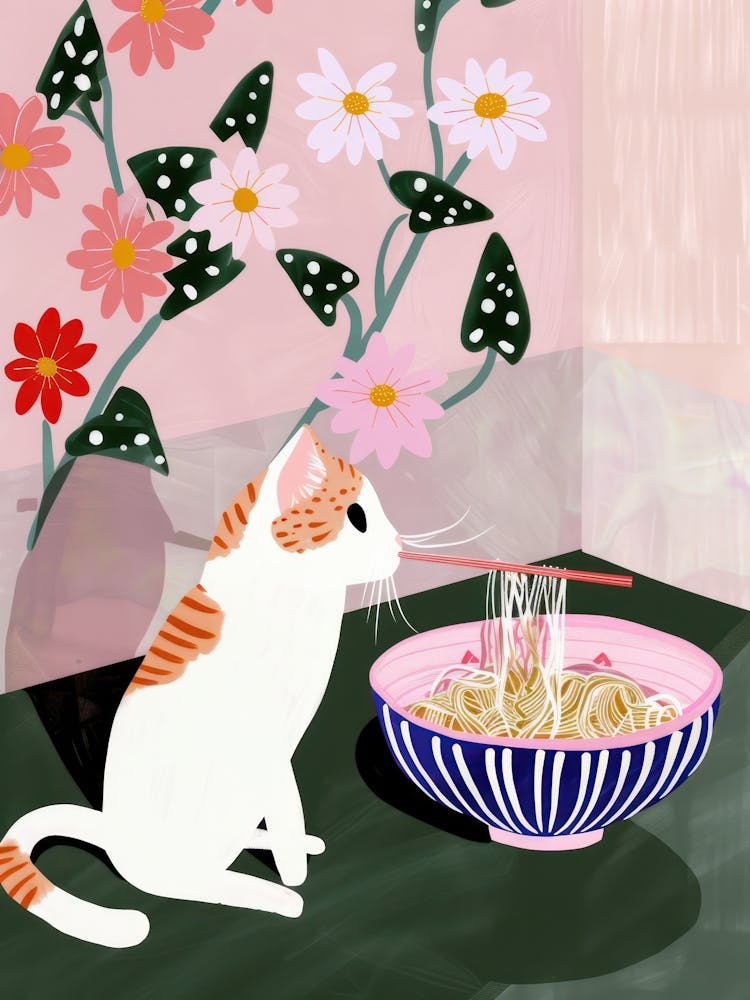 Cat And Ramen 1