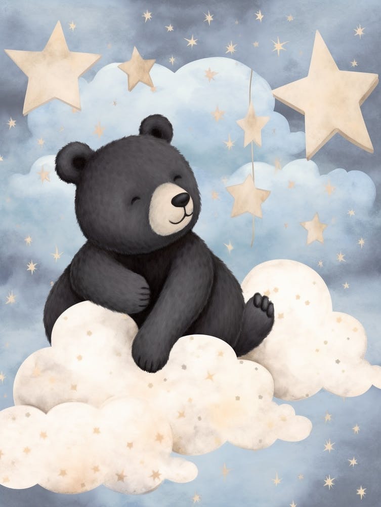 Sleeping Baby Black Bear 2