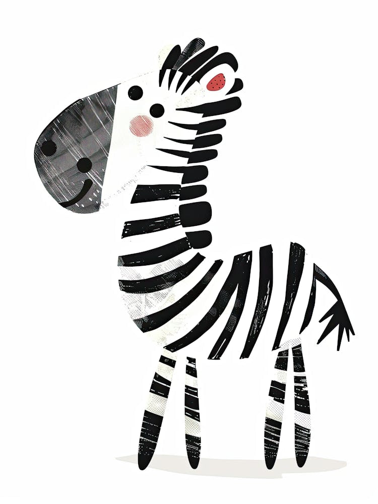 Zebra Hugs Children Prints & Kids Posters