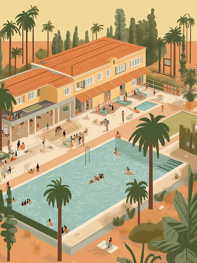 Lagos Nigeria Reiseillustration 1