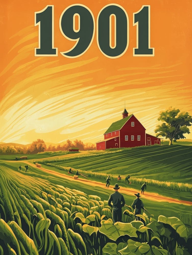 Aihrgdesign A Retro Poster Of A Peaceful 1901 Countryside Wit 7c70ddba 12d6 4c72 9d59 052e57826580 2