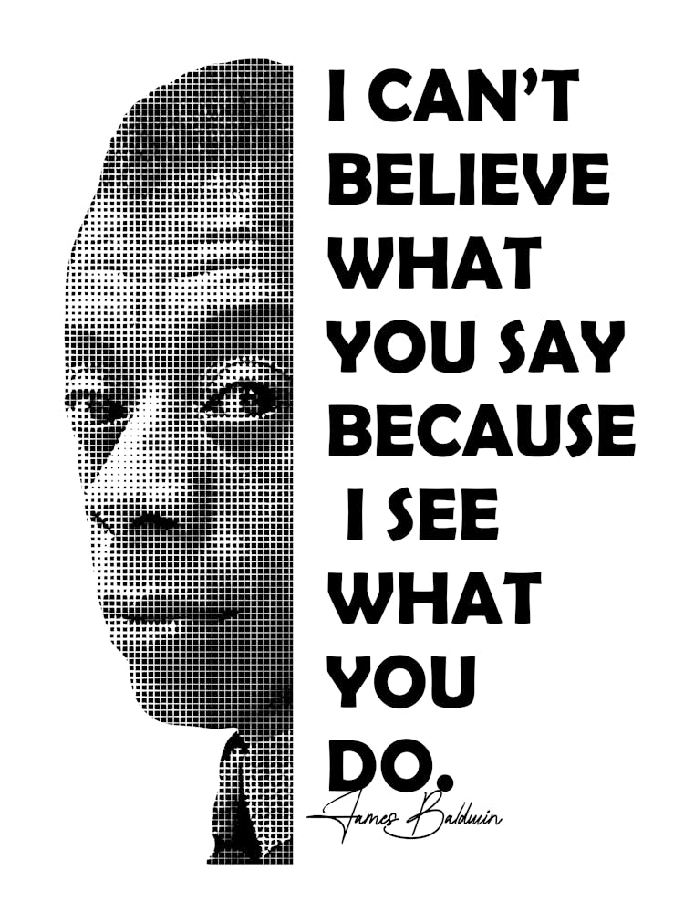 James Baldwin African-American writer and civil rights activist with Quotes 2