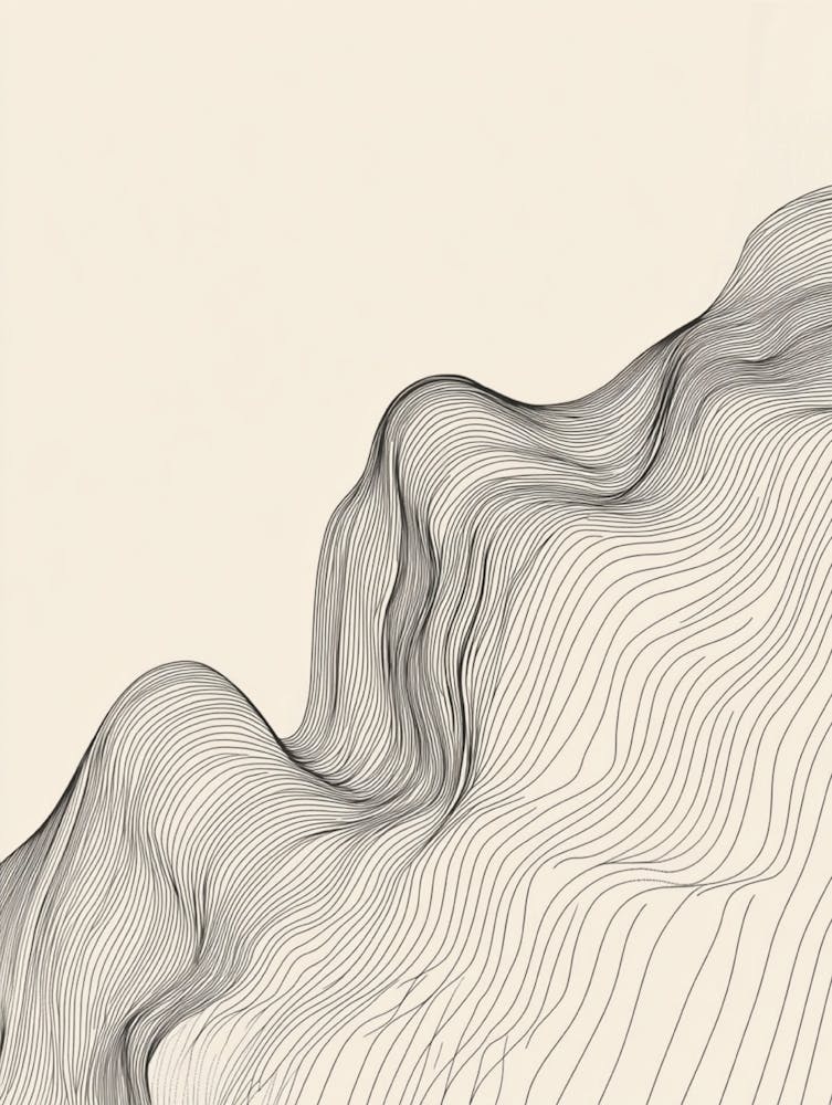 Dessin au Trait Abstrait 1