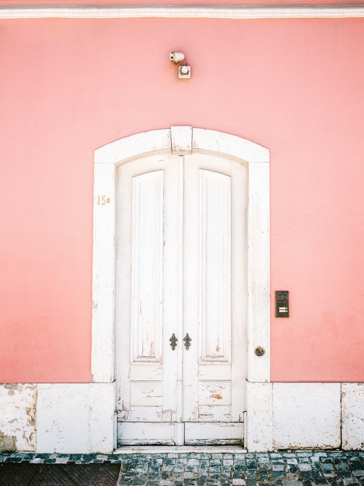Weiß Auf Rosa