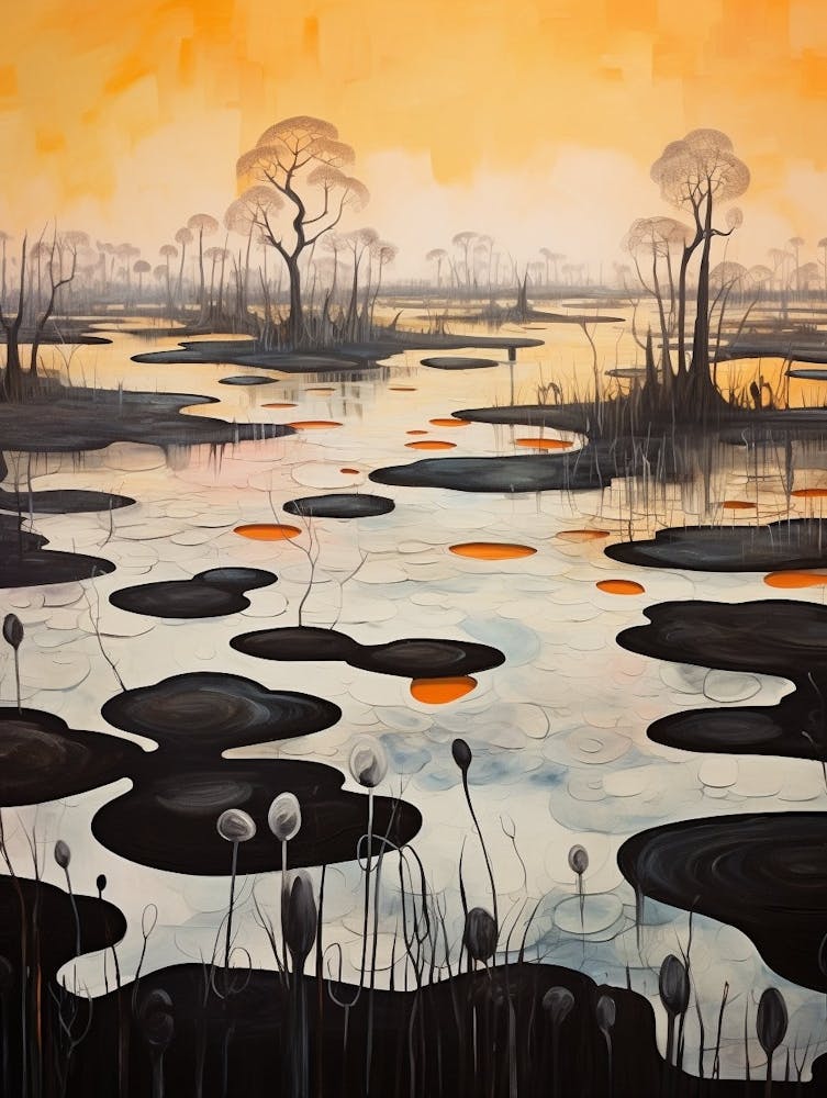 Wetlands Abstract Minimalist 7