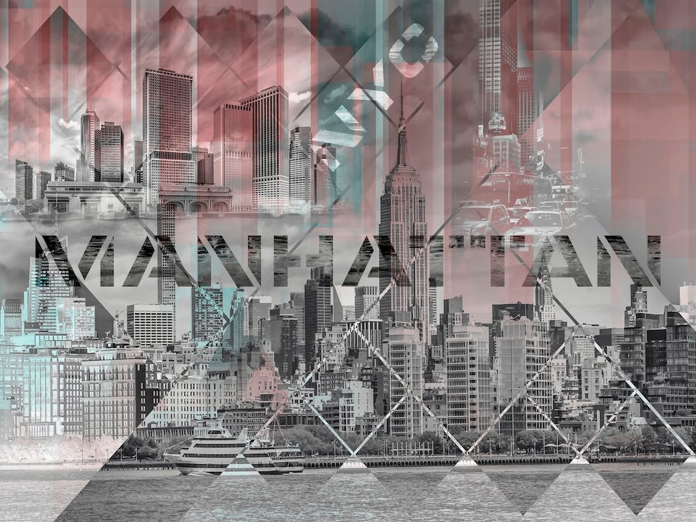 Modern Art Manhattan Collage