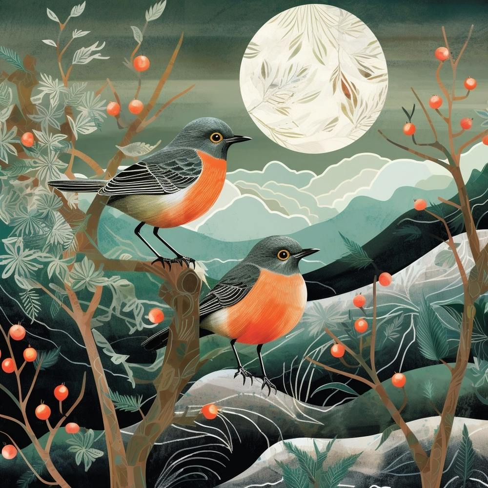 Bird In Nature Robin 6