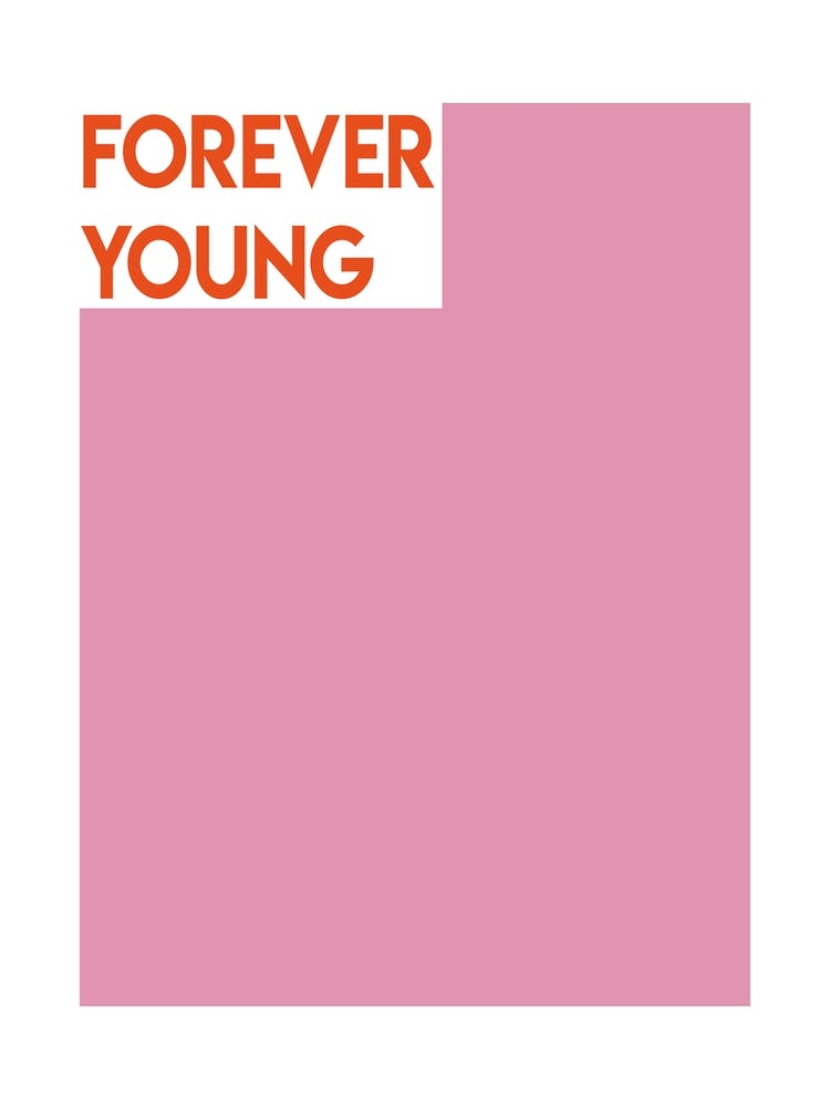 Forever Young Bob Dylan Inspired Retro