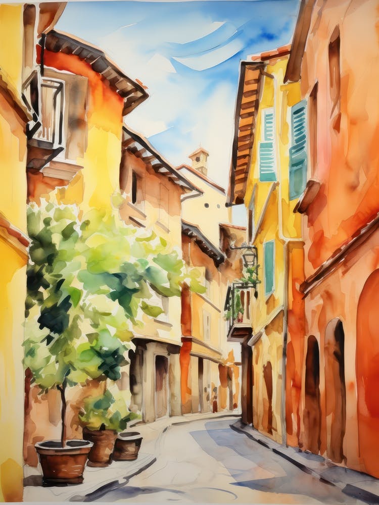 Florence, Italy Watercolour Streets 4